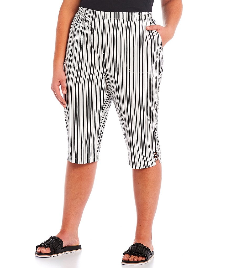 Vince Camuto Plus Size Tencel Drawstring Shorts