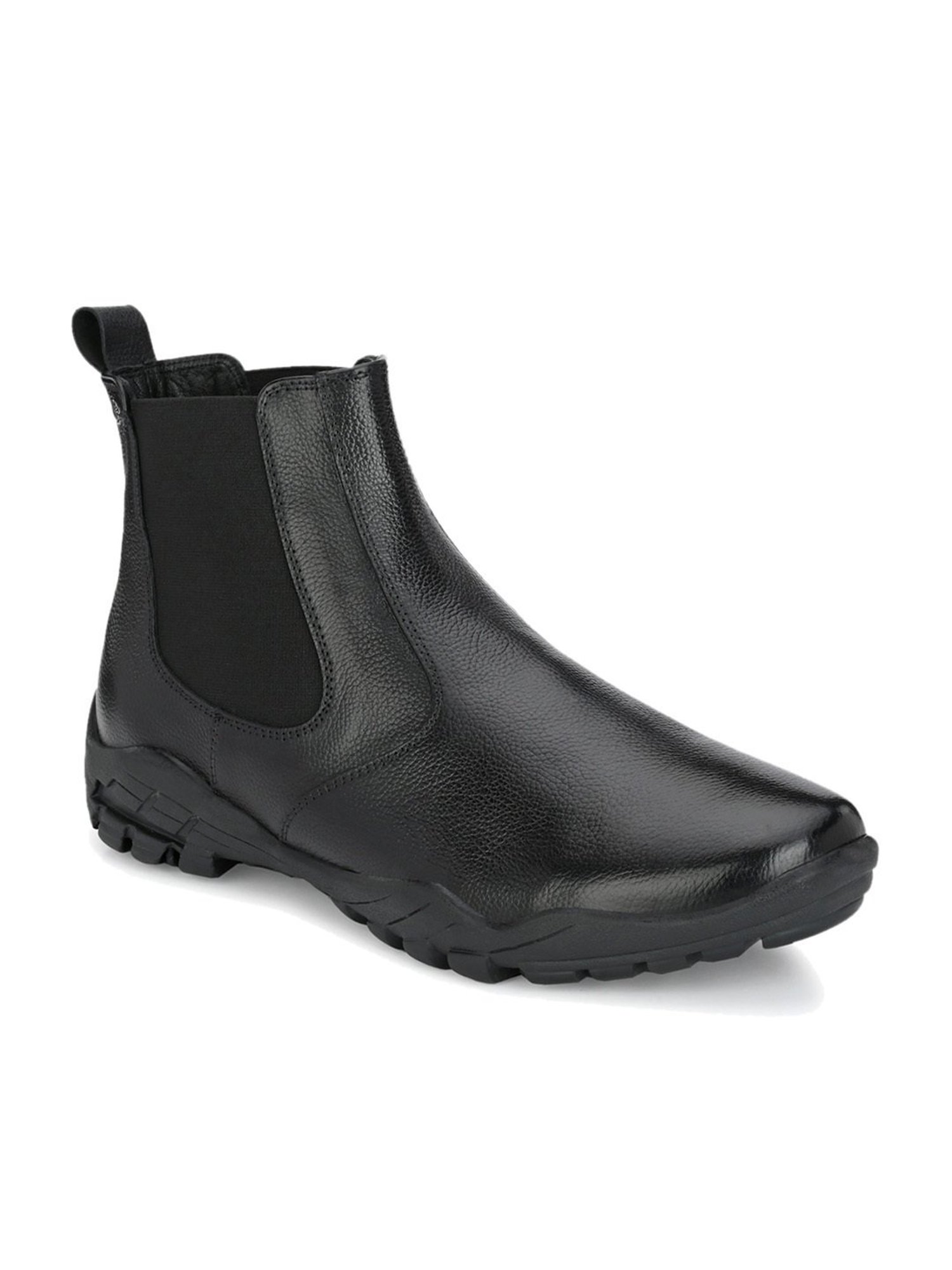Hitz Men's Black Chelsea Boots