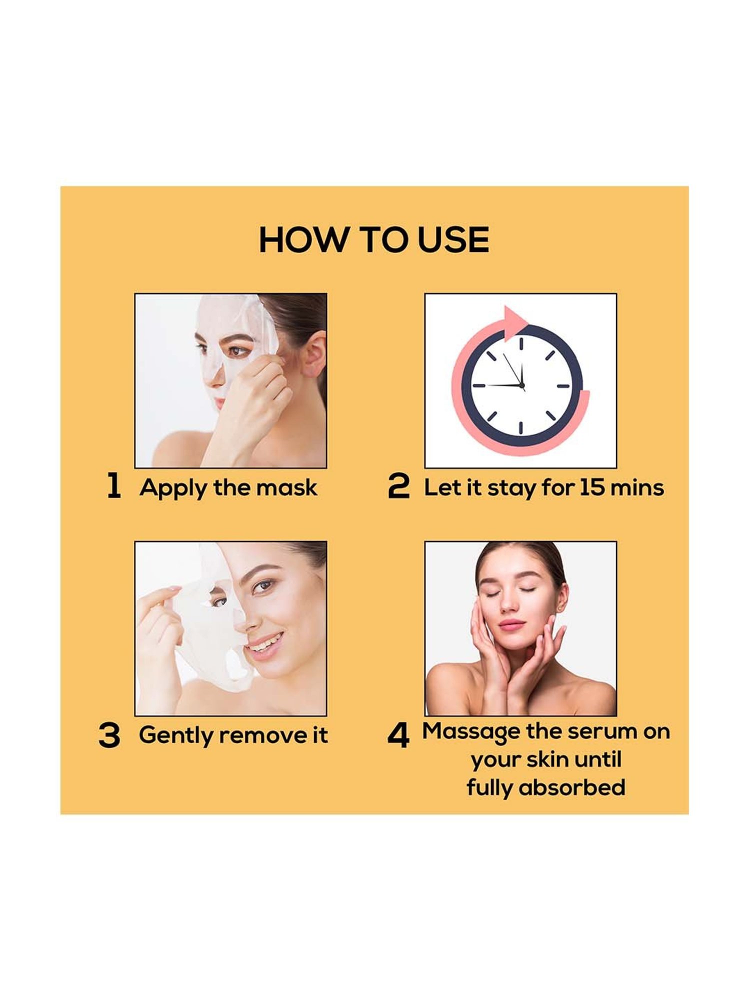 MONDSUB WitchHazel+Lavender+Q10 Sheet Masks (Pack of 3) - 20 gm Each