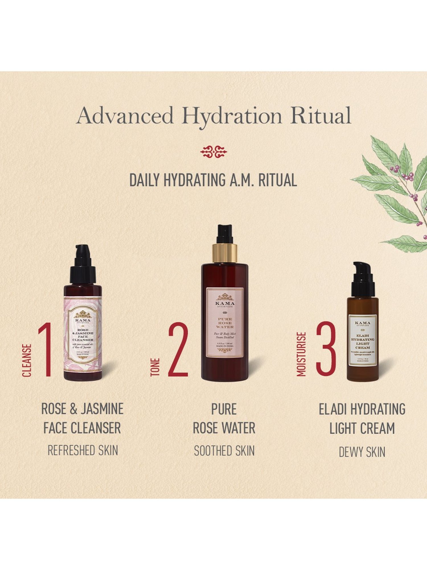 Kama Ayurveda Eladi Hydrating Light Cream - 30 ml