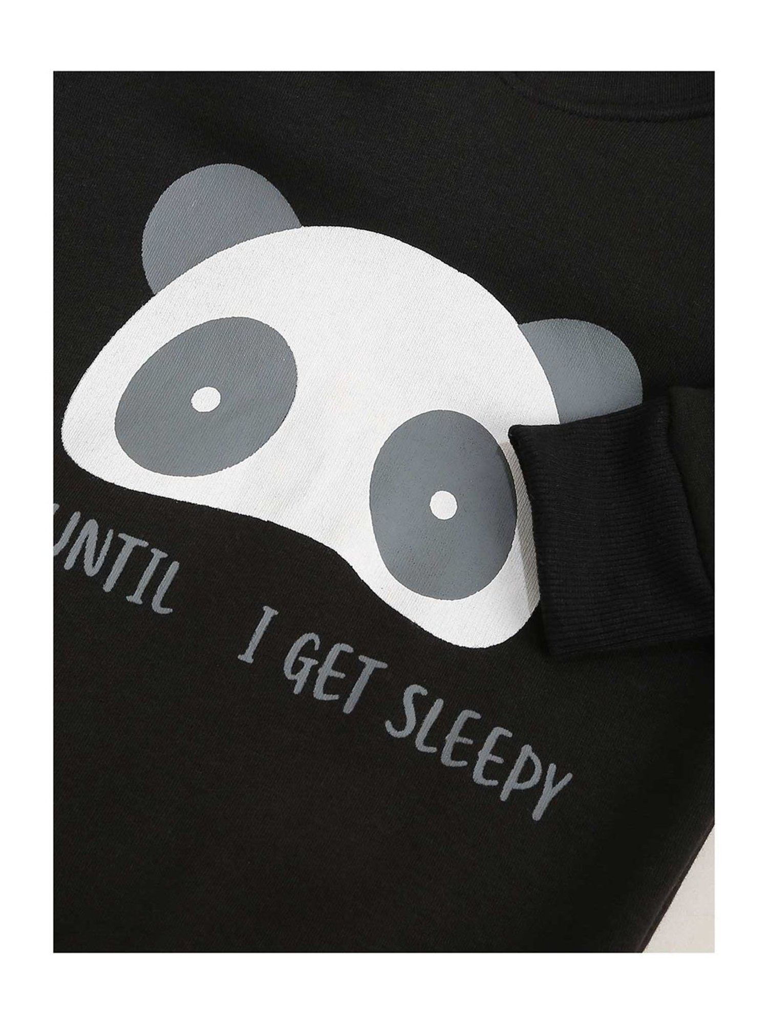 Kids Craft Black Printed Hoodie