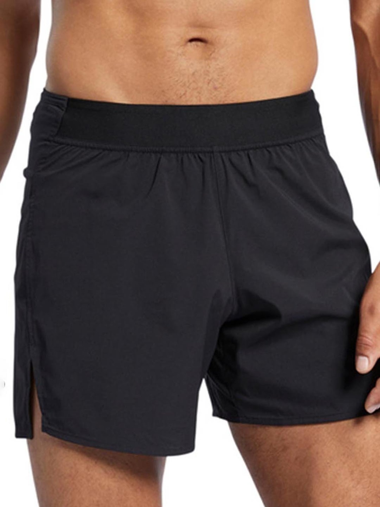Reebok Black Regular Fit Sports Shorts
