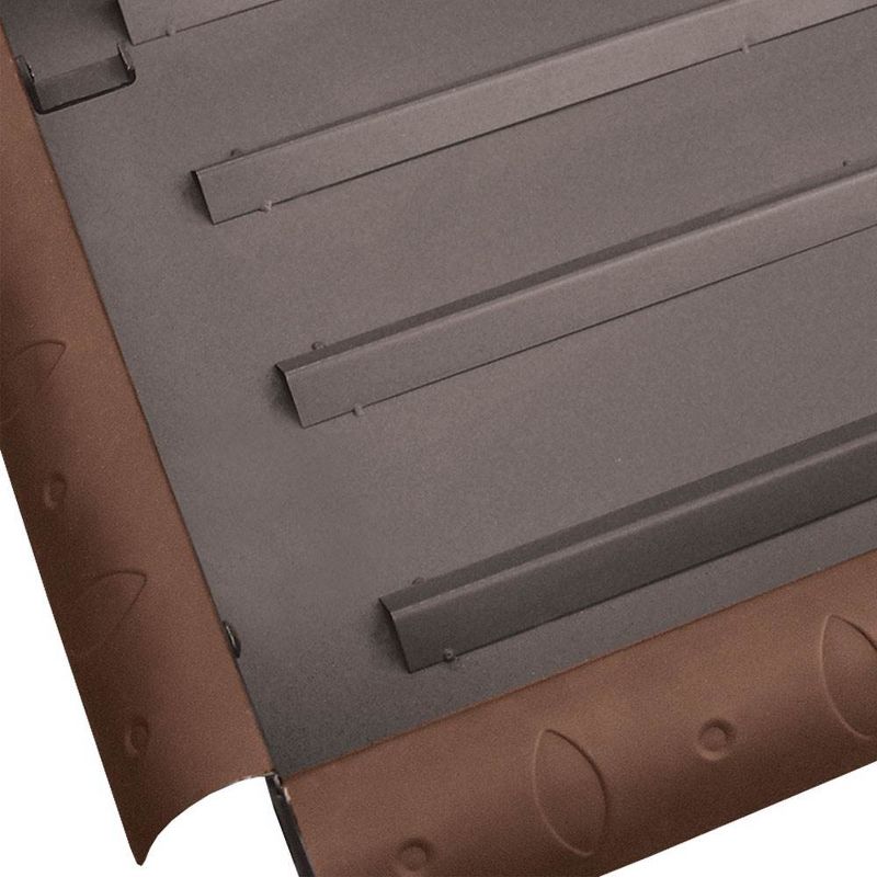 Landmann Tudor 24 Inch Square Outdoor Wood Burning Steel Fire Pit Fireplace