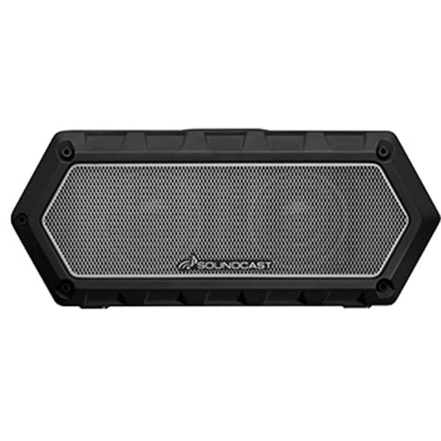 Soundcast VG1 Premium Bluetooth Waterproof Speaker- Shock Resistant - Dynamic Full Range + Bass, Stereo Pair, Works with Siri, iPhone / Android / Samsung / Windows Devices