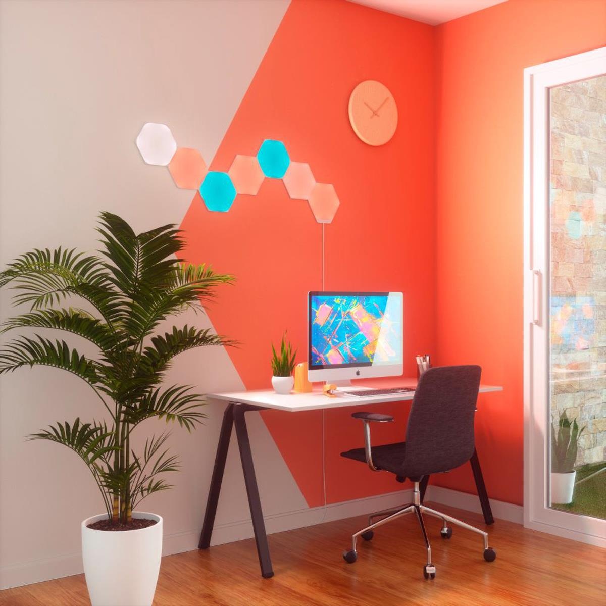 nanoleaf NL427003HX7P Hexagon Light Panels - Smarter Kit - 7 Panels