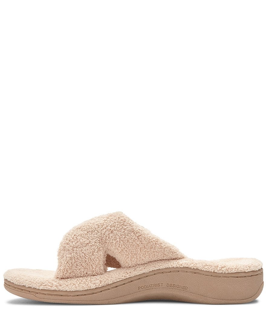 Cabernet Microfiber Terry Slippers