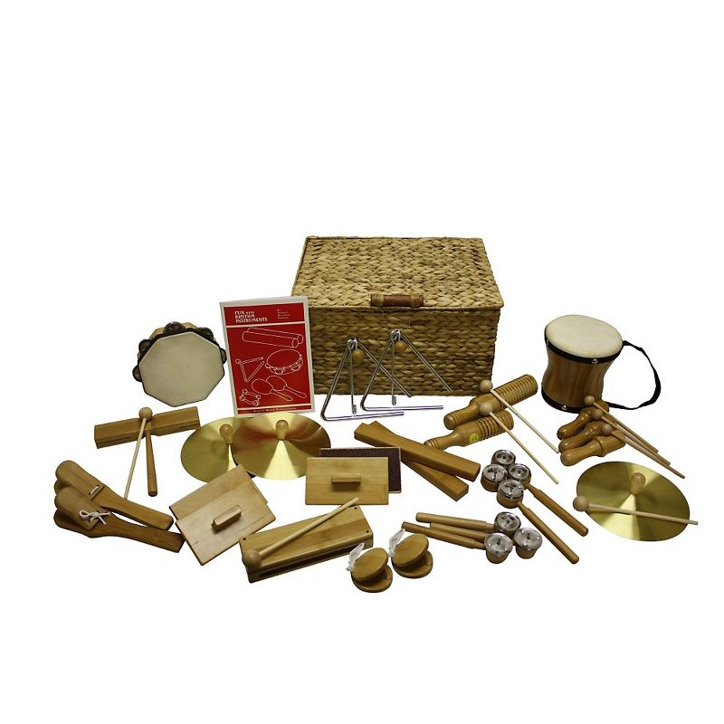 Rhythm Band Deluxe 25 Player Bamboo Rhythm Kit Bamboo