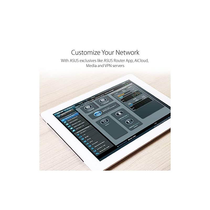 AC1900 WiFi Gaming Router (RT-AC68U) - Dual Band Gigabit Wireless Internet Router, Gaming & Streaming, AiMesh Compatible, Included Lifetime Internet Security, Adaptive QoS, Parental Control