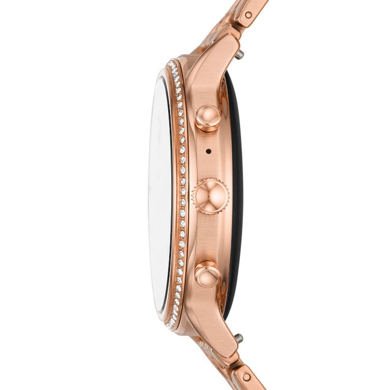 Fossil Gen 5 Smartwatch Julianna HR 44mm - Rose Gold-Tone Stainless Steel