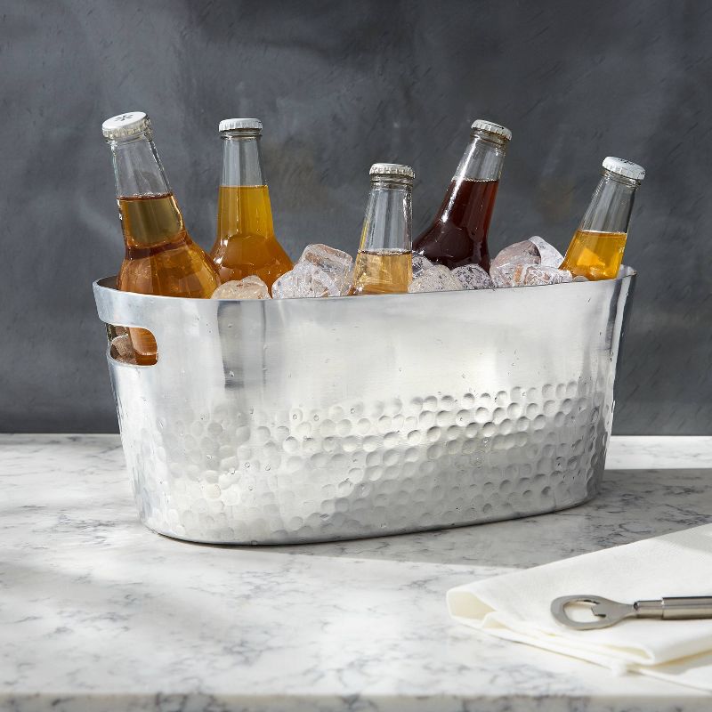 Aluminum Beverage Tub Silver - Threshold™