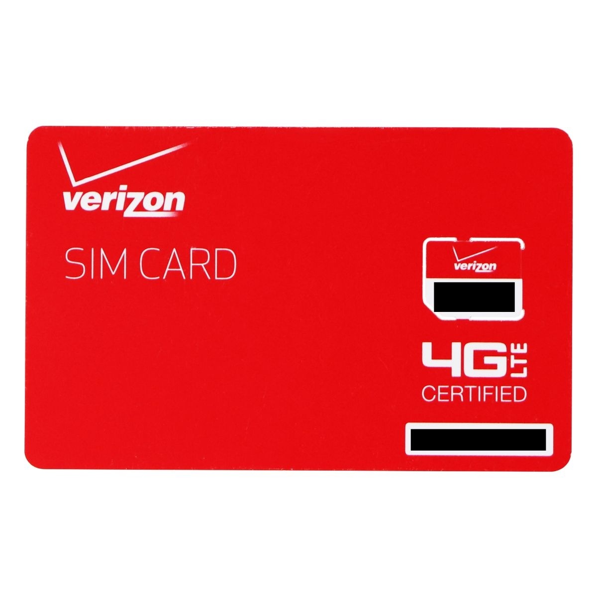 Verizon Wireless 4G LTE Micro SIM Card (BULKSIM3FF-D)