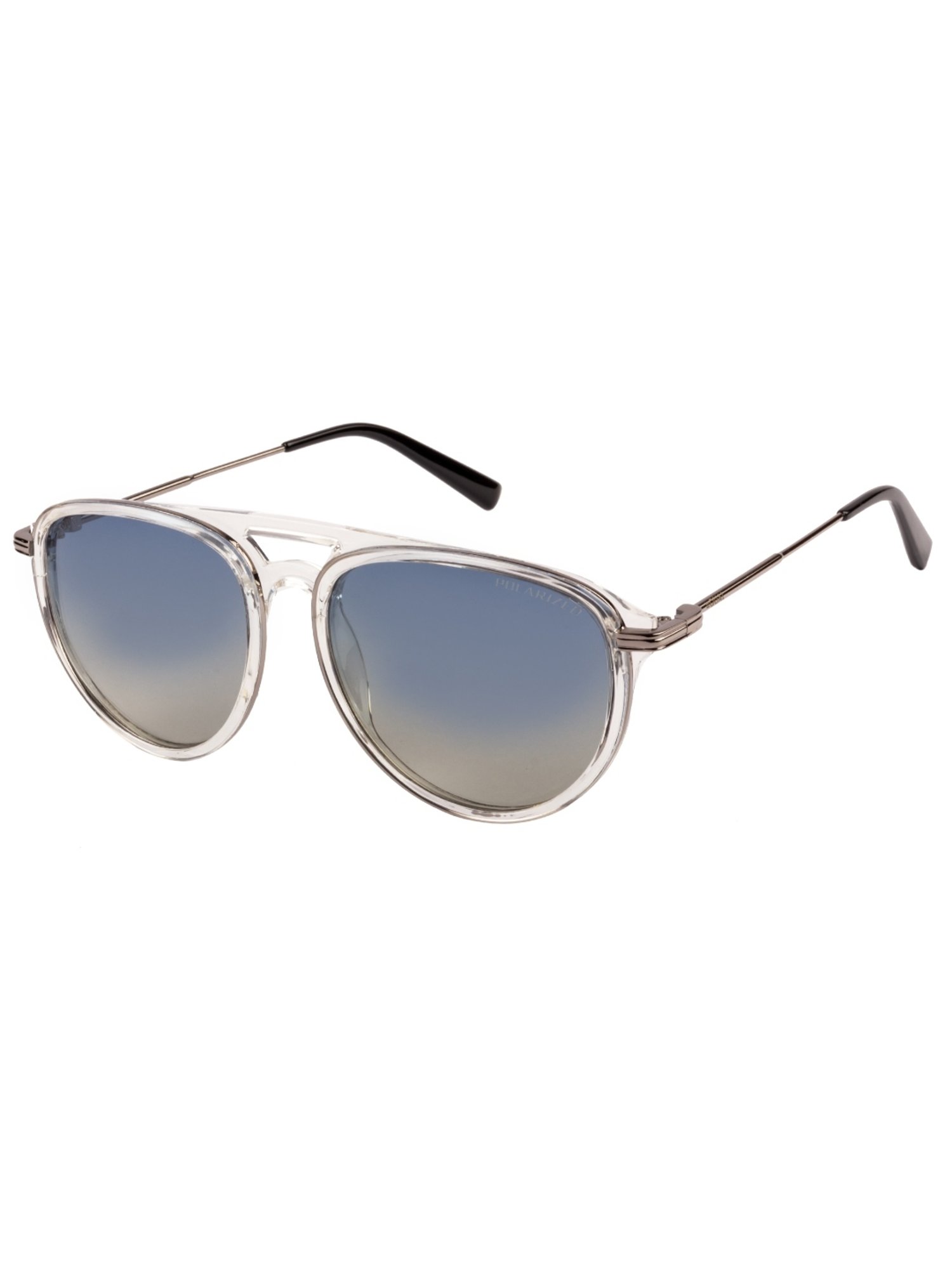 Equal Blue Aviator Unisex Sunglasses