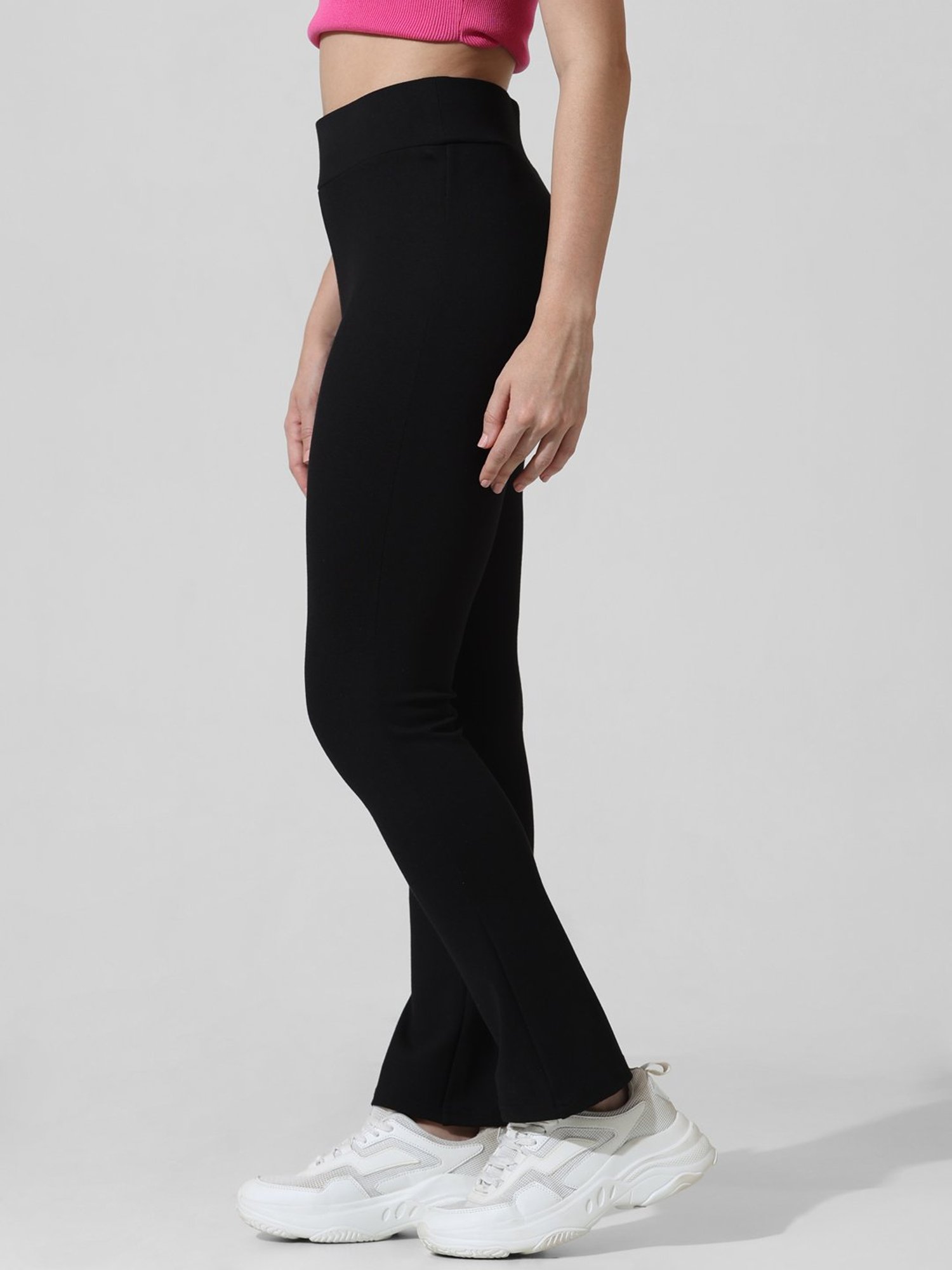 Only Black Blended Regular Fit Leggings