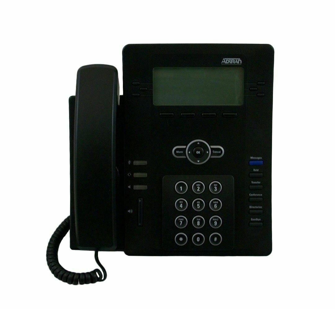Adtran 1200769E1#B IP706 Black 6-Line Phone