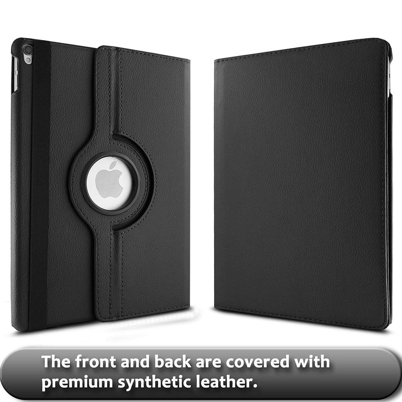 360 Degree Smart Rotary Leather Case for iPad Air 3 / iPad Pro 10.5 inch - Black