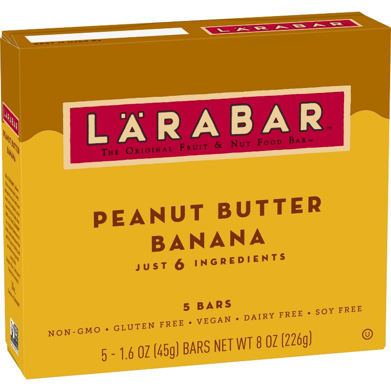 Larabar Peanut Butter Banana Fruit and Nut Bar - 5ct
