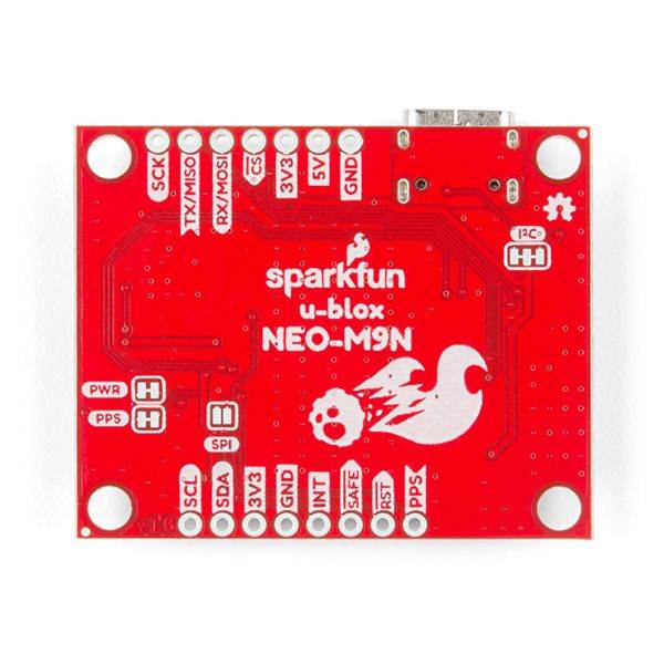 SparkFun GPS Breakout - NEO-M9N, U.FL (Qwiic) High-Quality breakout No Soldering Required Breadboardable Contains a Rechargeable backup battery allowing a Warm-start decreasing time-to-first-fix