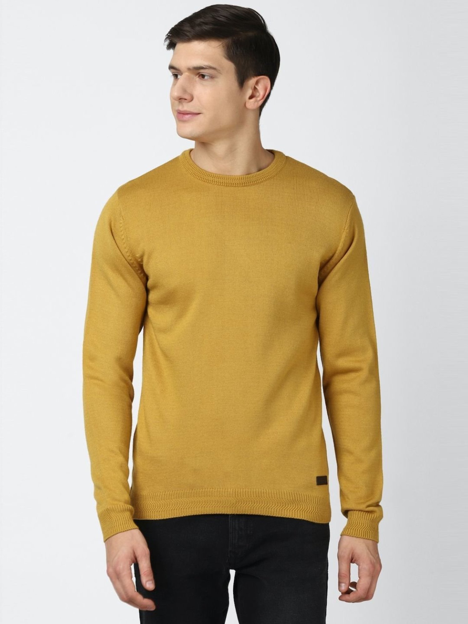 Duke Wine Self Striped Sweater