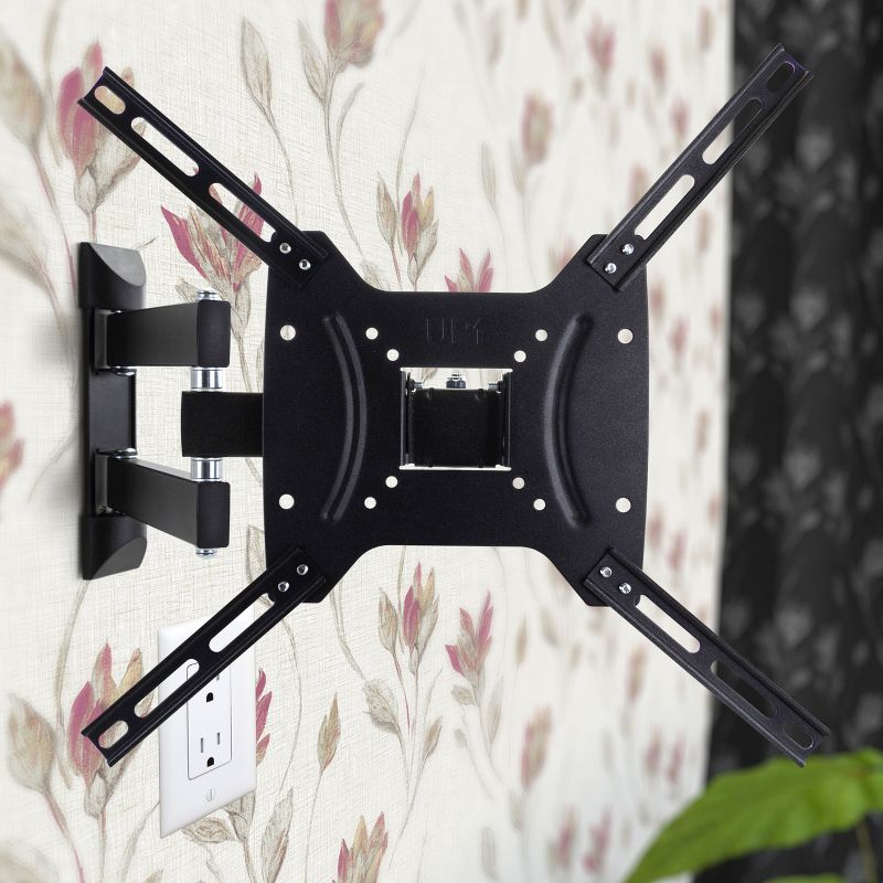 MegaMounts Full Motion, Tilt and Swivel Single Stud Wall Mount