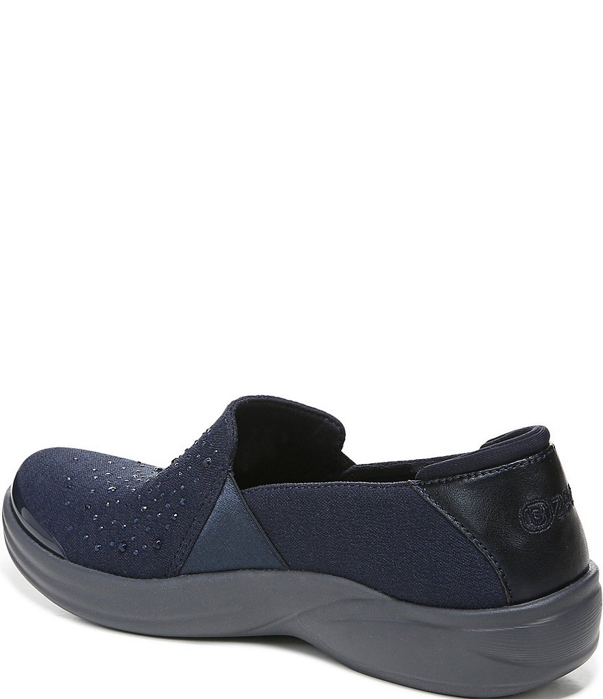 Bzees Poppyseed Rhinestone Slip-On Mesh Washable Shoes