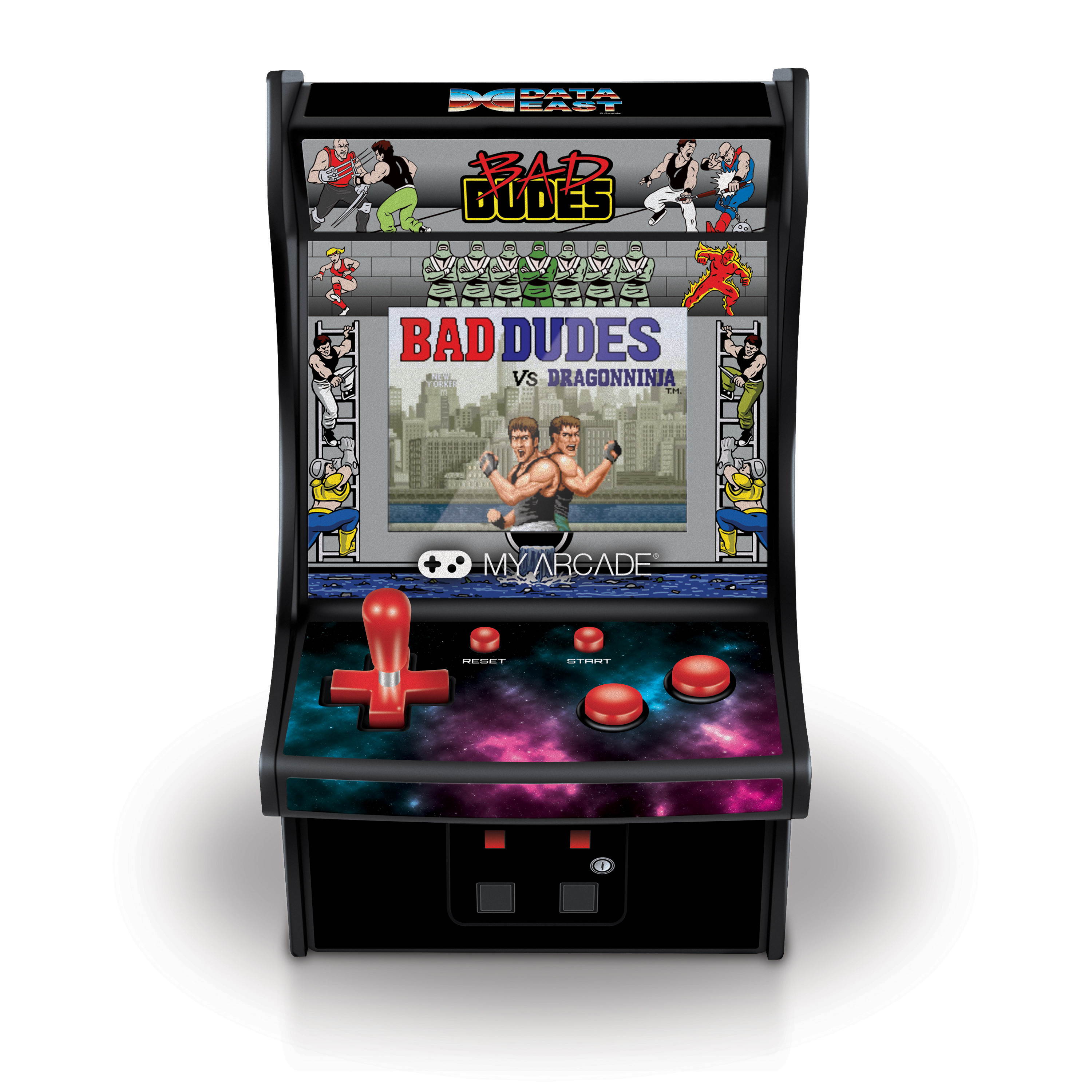 MY ARCADE Bad Dudes Collectible Retro Micro Arcade Machine Portable Handheld Video Game Licensed by Data East