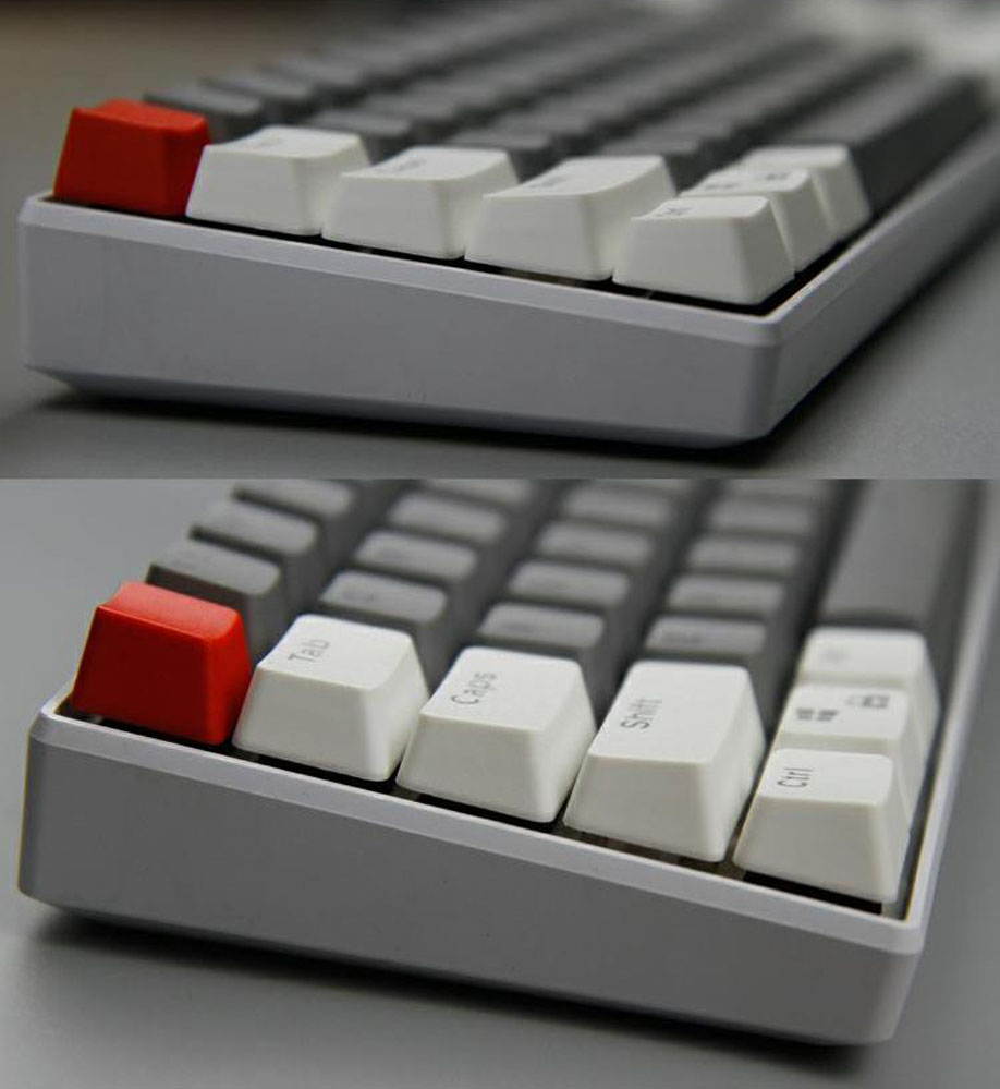 CUUWE 61 PBT Keycaps for 60 Percent Keyboard, Backlit Keycap Set for Mechanical Gaming Keyboard OEM Profile Keycaps with Key Puller for Cherry MX Switches GH60/RK61/GK61/Annie pro 2