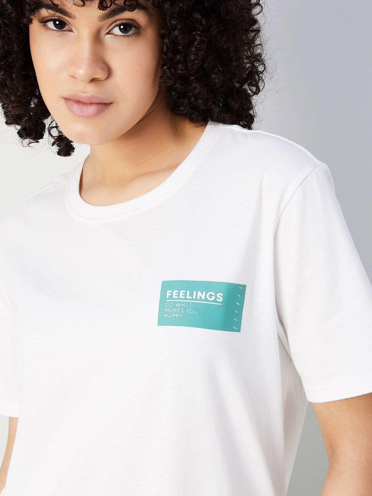 KAPPA White Graphic Print T-Shirt