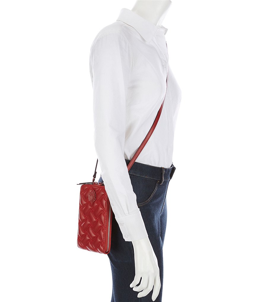 Kurt Geiger London Kensington Tall Drench Quilted North South Crossbody Bag