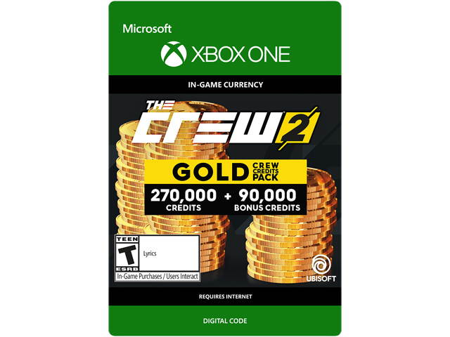 The Crew 2 Gold Crew Credits Pack Xbox One [Digital Code]