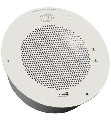 cyberdata 011393 sip speaker gray white ral9002