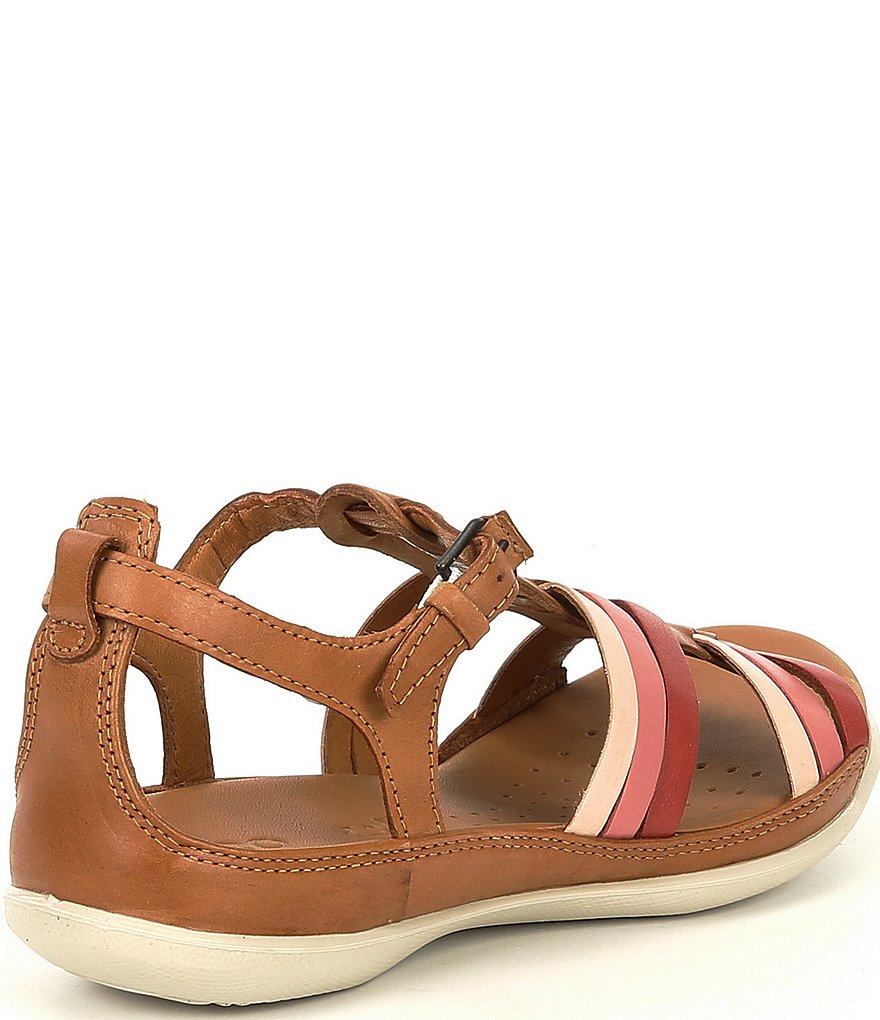 ECCO Flash Suede Leather Strap Sandals