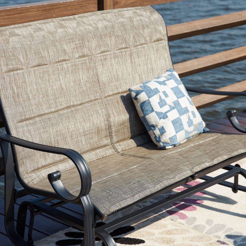 2pc Outdoor Patio Glider Seating Set - Patio Festival