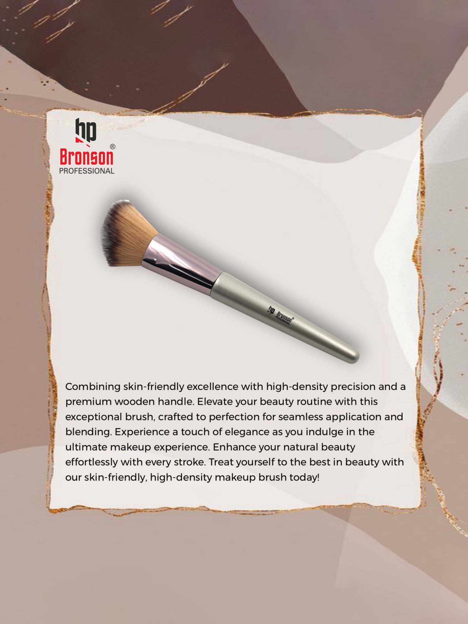 SWISS BEAUTY Highlighting and Lash Brush - Rose Gold