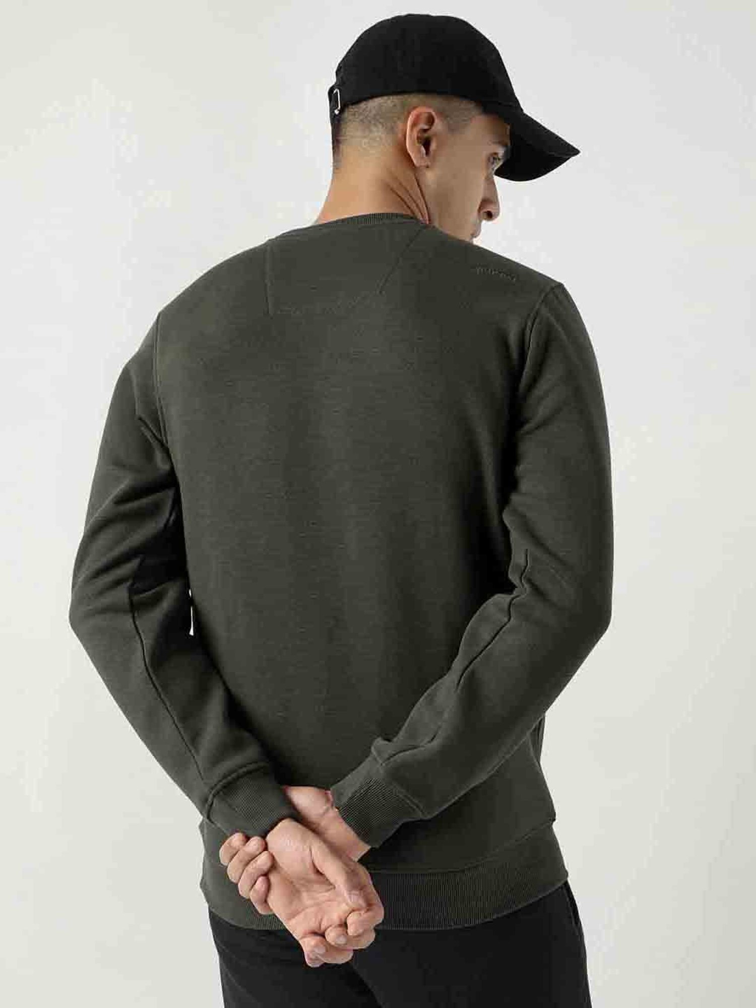 Wildcraft Olive Regular Fit Sweatshirt