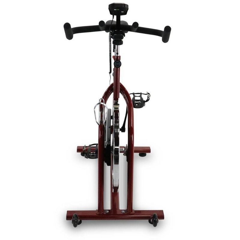 Body Flex Sports Body Rider BRF700 Stationary Full Body Cardio Exercise Upright Fan Bike with Dual Action Handlebars and Adjustable Seat