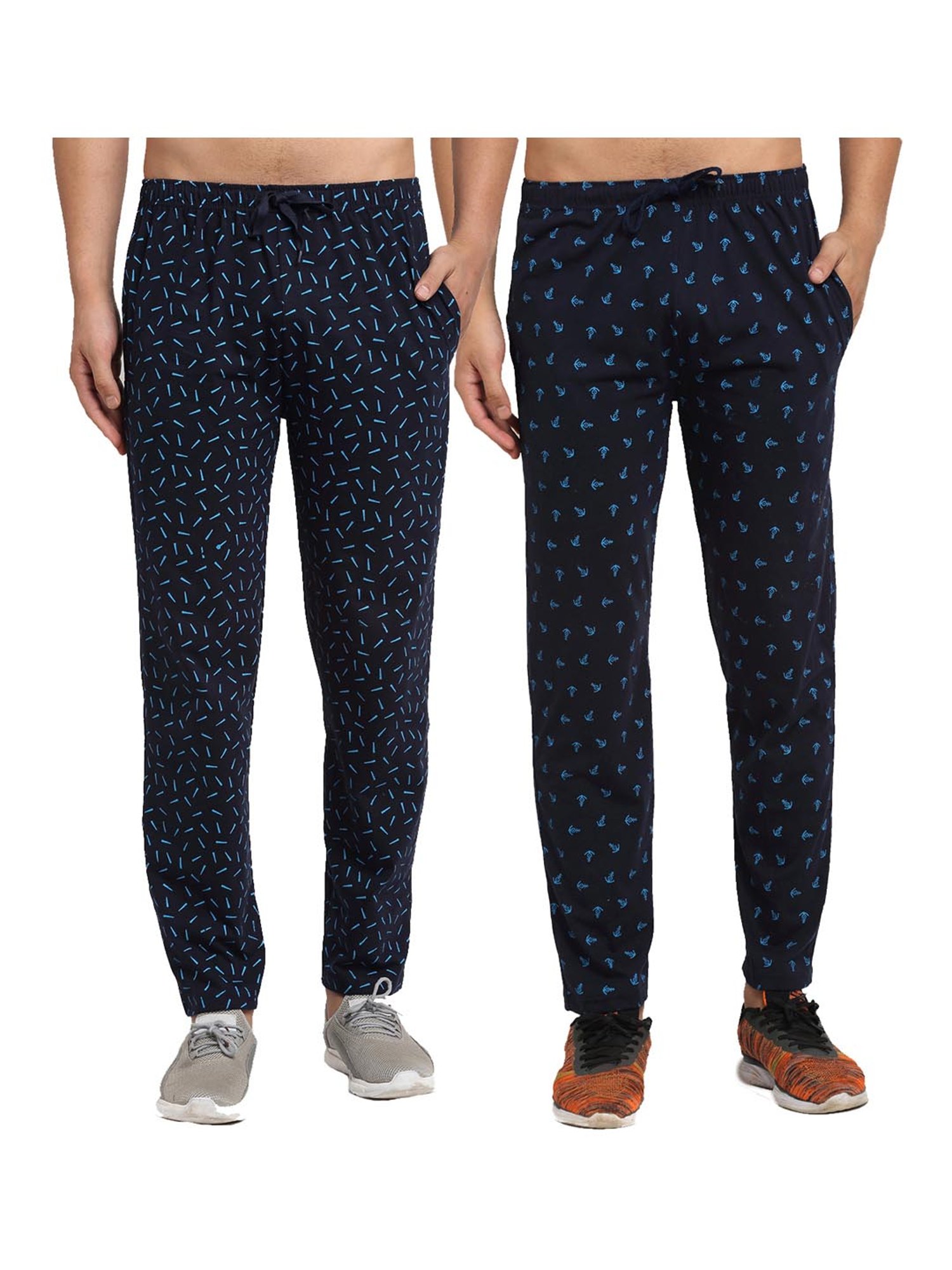 Crimsoune Club White Cotton Regular Fit Printed Lounge Shorts