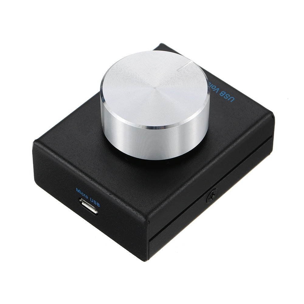 USB Volume Control Computer Speaker Audio Volume Controller Adjuster with One Key Mute Function