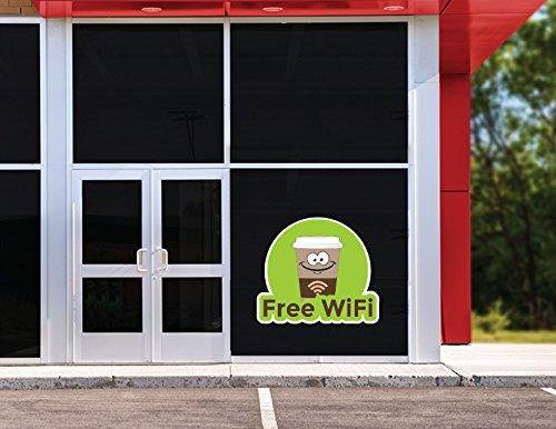 Free WiFi 8" Concession Decal Sign cart Trailer Stand Sticker Equipment
