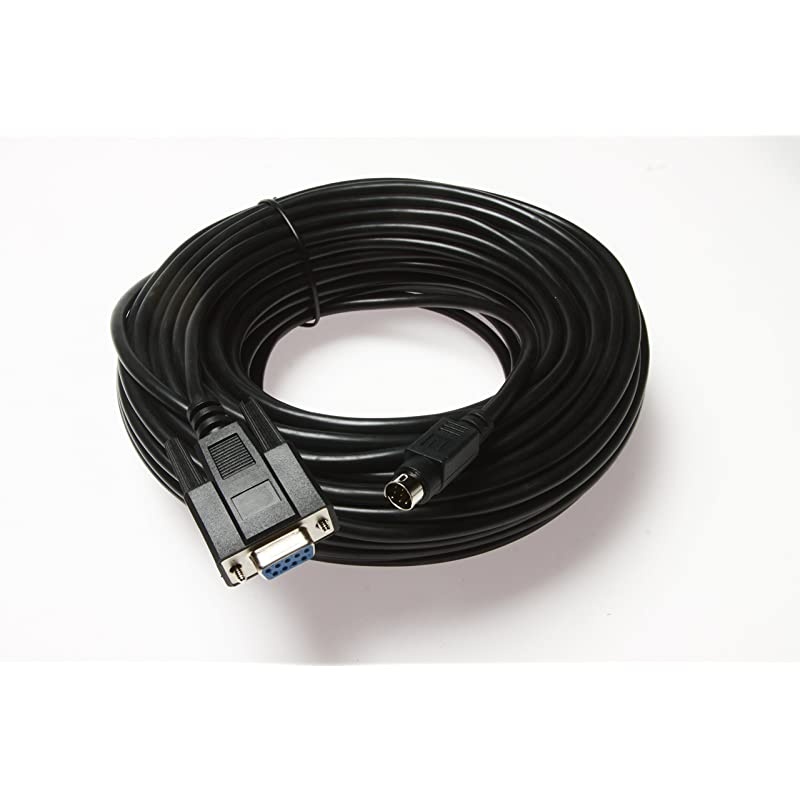 75ft VISCA PTZ Camera Control Cable for Sony EVIBRCSRG Series RS232 8 Pin Mini DIN to DB9F Serial