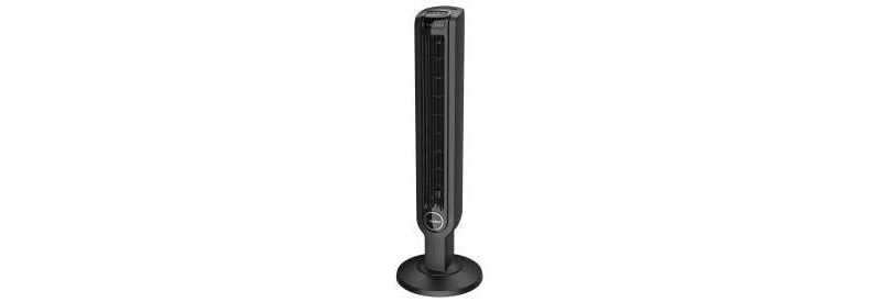 Oscillating Tower Fan With Remote Control Black - Lasko