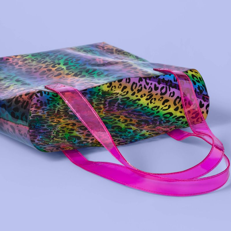 Kids' Rainbow Leopard Tote Handbag - More Than Magic™