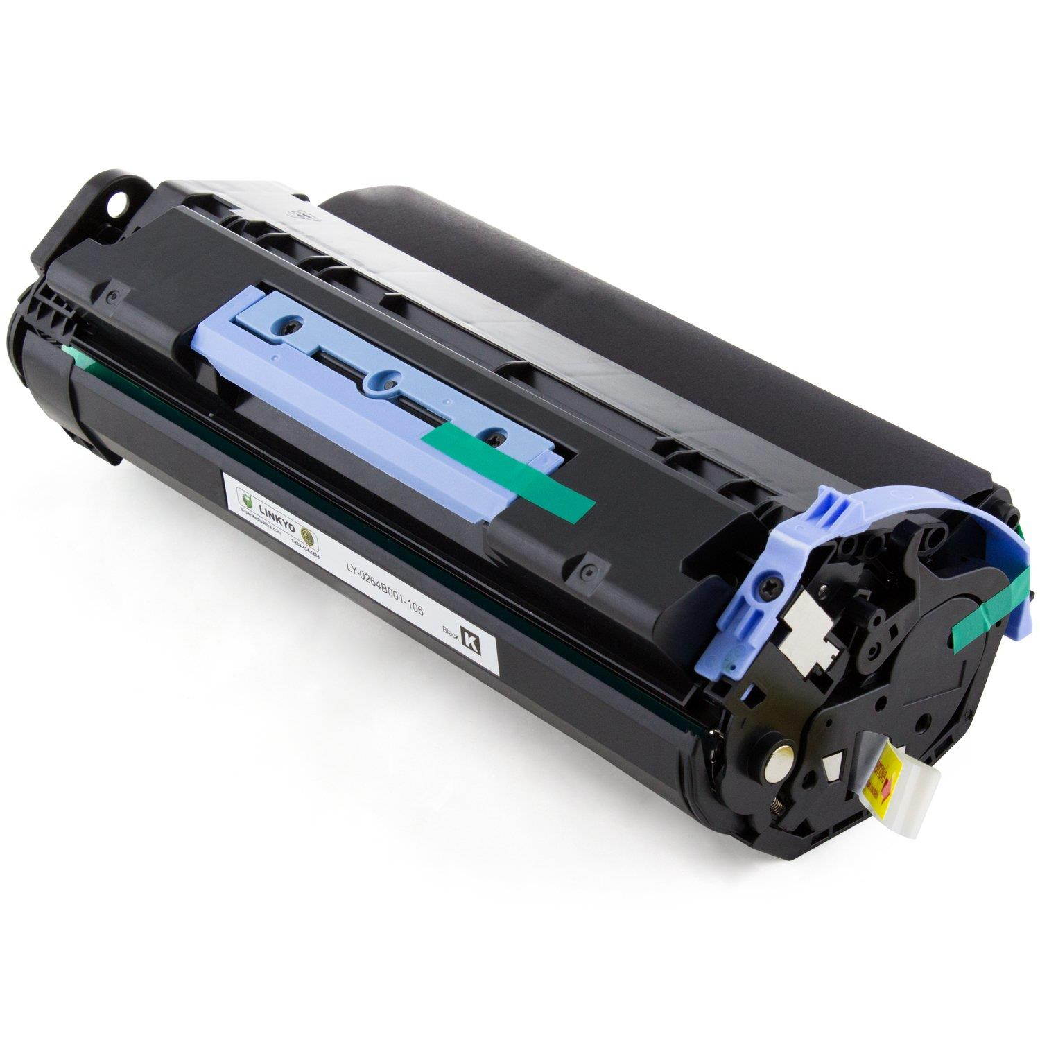 LINKYO Compatible Toner Cartridge Replacement for Canon 106 0264B001AA (Black)