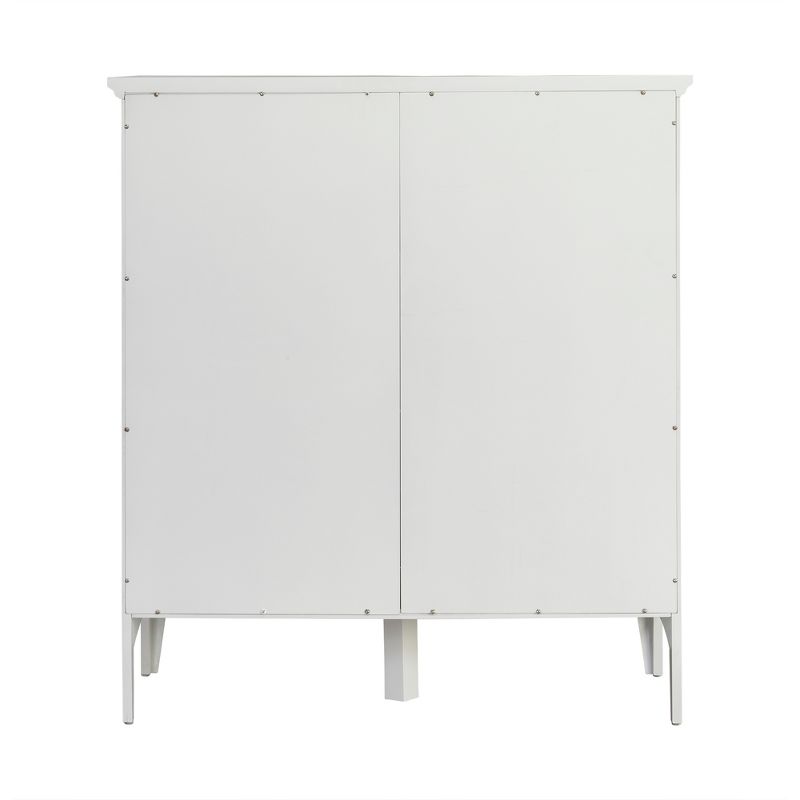 40" Durdle Accent Cabinet White - Elegant Home Fashions