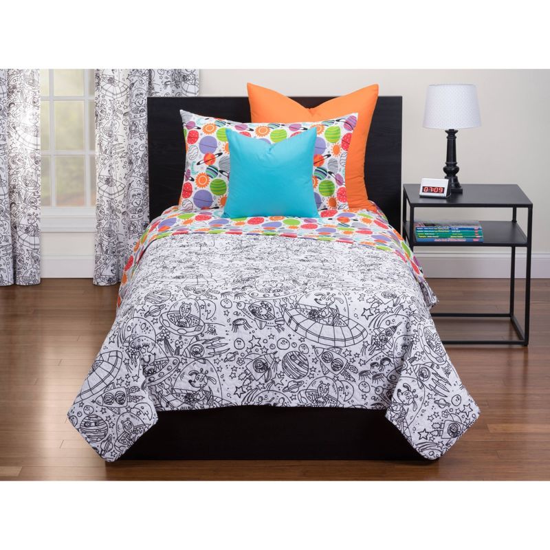 Full/Queen Talca Quilt Blue/White/Red - Jessica Simpson