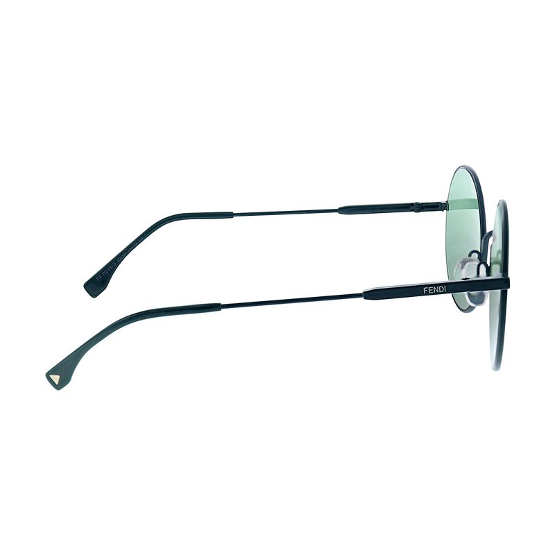 Fendi Waves FF 0248 1ED XR Womens Round Sunglasses Green 53mm