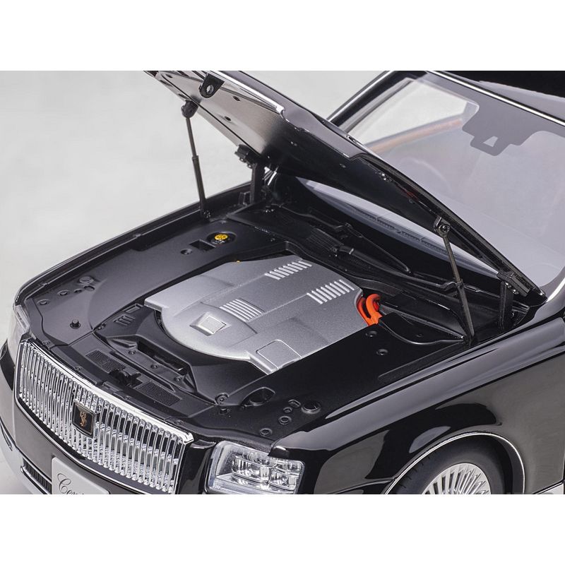 Toyota Century RHD (Right Hand Drive) Black 1/18 Model Car by Autoart