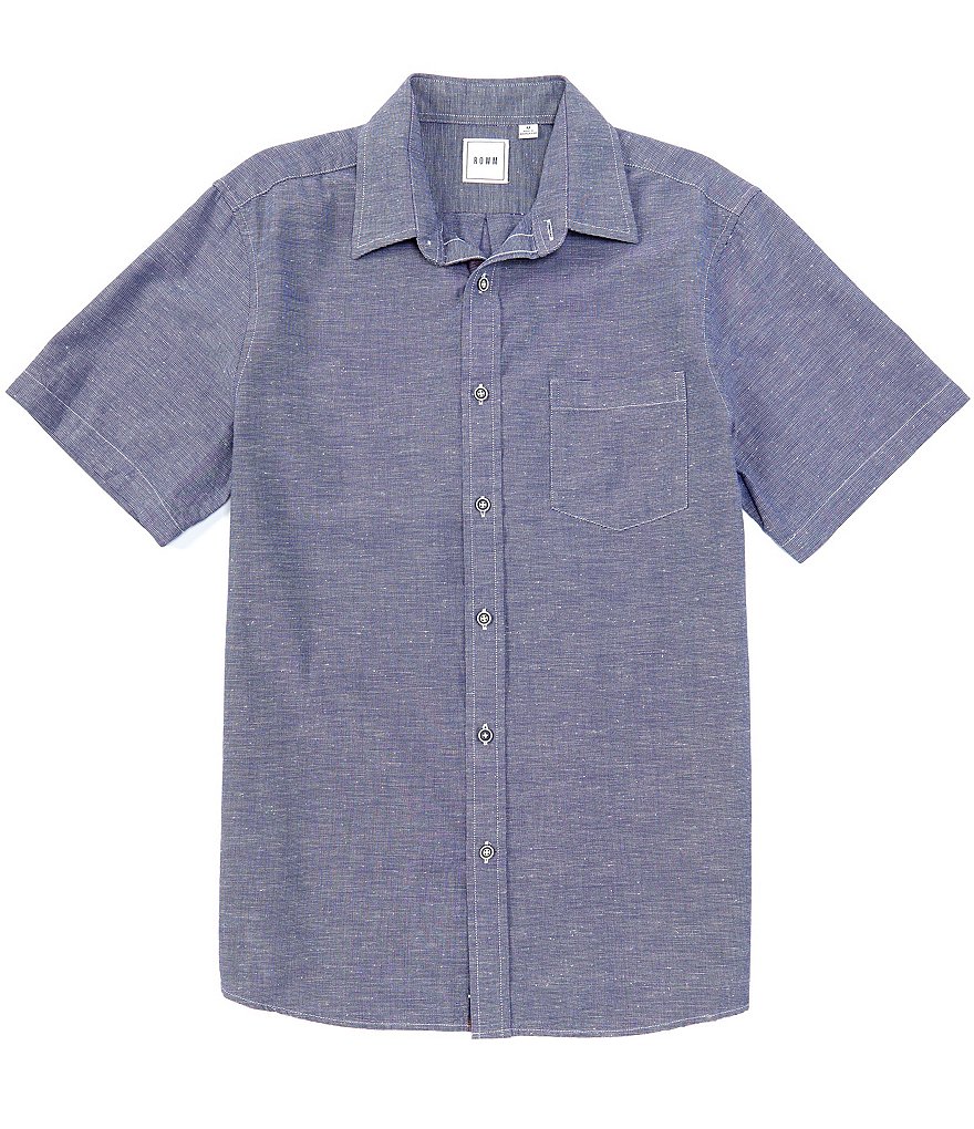Rowm Short Sleeve Solid Sportshirt