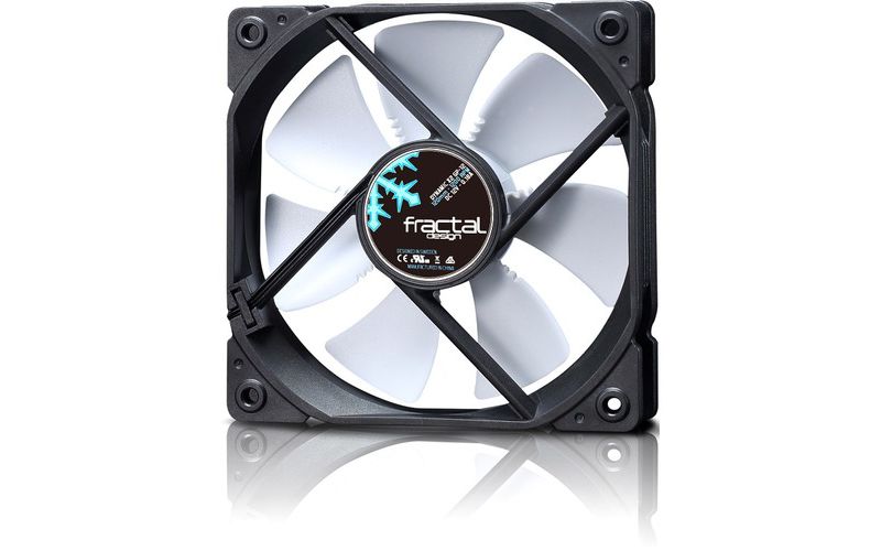 Fractal Design Dynamic X2 GP-12 White - 120 mm - 52.3 CFM - 19.4 dB(A) Noise - LLS Bearing - 3-pin