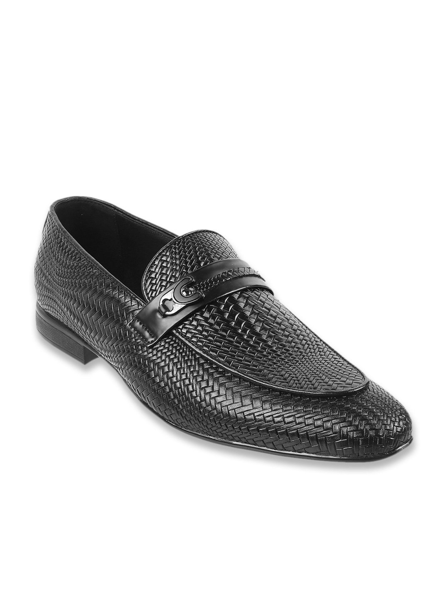 Metro Men's Black Formal Loafers