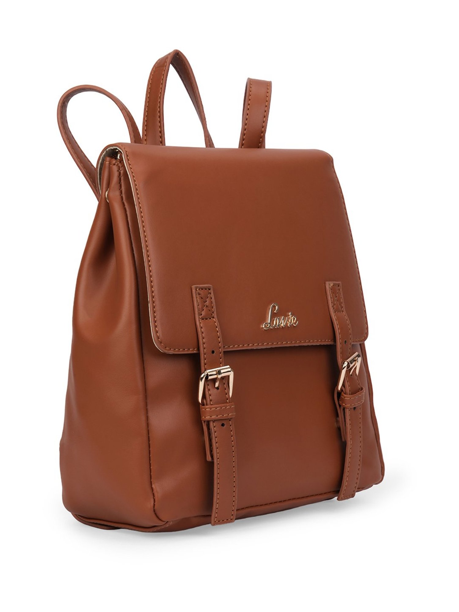 Lavie Oleo23 Tan Solid Large Backpack